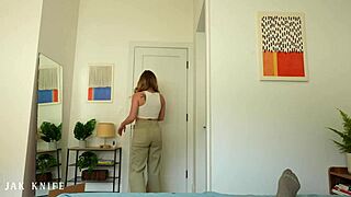 Breakup Sex with Natural Big Booty Blonde Anna Claire Cloud Gets Wild in Dorm