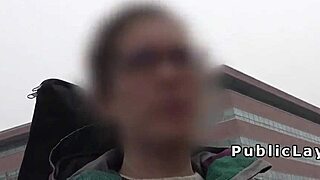 Damn, Russian milf caught fucking in public with no shame at all!