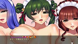 maid-san and boin game leads to final orgy scene in english