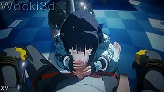 Interrogación Caliente 😏 en Cartoon 3D Anime Hentai