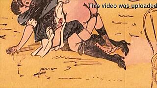 Detailed Vintage Erotic Cartoon Drawings