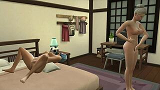 Monte komorebi part 1 in 3d cartoon