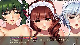 maid-san and boin game leads to final orgy scene in english