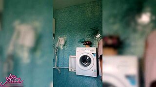 Amateur babe sucks monster cock deeply. Bent over for sensual doggystyle fucking.