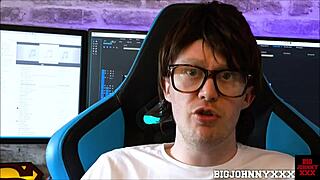 geeky nerd has his big cock sucked by natural italian beauty valentina bianco before fucking her tight pussy hardcore