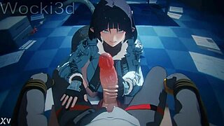 Interrogación Caliente 😏 en Cartoon 3D Anime Hentai