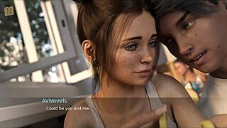 Summers gone 4 with redhead big tits in 3d boobs action!