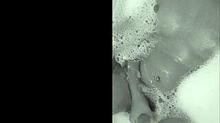 Are you playing in the bathtub with cum?