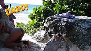 Fucking My Friend's Girlfriend On The Beach With Big Cock