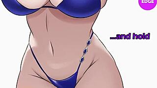 Yelan Guides Edging Hentai Jerk Off Instructions