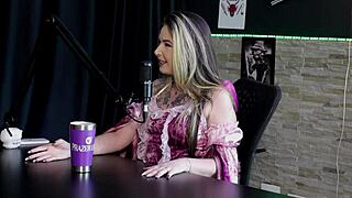 Raphaela Savanah Records Boyfriend In Sheer Red Halloween Costume