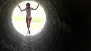 Is this hot redhead milf ready for outdoor casting interview?