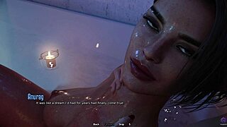 Touching my stepmom's body while bathing together in 3D hentai, life in Santa County.