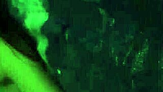 B Dildo Stretches Teen Pussy in Rough Outdoor Action