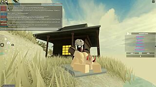 roblox porn clip with wild blonde action