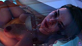 Touching my stepmom's body while bathing together in 3D hentai, life in Santa County.