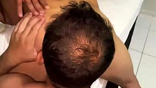 Watch these huge black guys bareback pounding a passive in an orgy, making him cum four times?