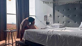 Teen bends over for monster cock creampie in gay hotel fantasy