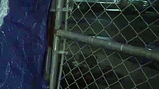 B Dildo Stretches Teen Pussy in Rough Outdoor Action