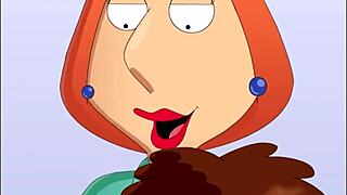 Steve intensely fucks Meg and Lois in the cartoon