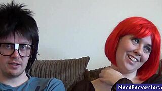 black sexy booty girl strips, rips clothes, and blows 😏