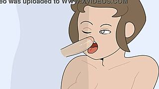 Chore Day 2: Animated Stepmom in Wild Anal Action