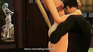 Intense 3d hentai in HP AU 3 preview