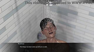 Peter's First Gay Experience in Summer Vacation with Cum