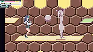 Playing hentai ryona game with download link, search ドリビレ on Google