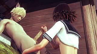 hentai uncensored mia gets jerked and creampied in game