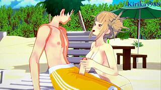 Himiko Toga, Mitsuki Bakugo, Izuku Midoriya in Wild 3D Hentai Sex