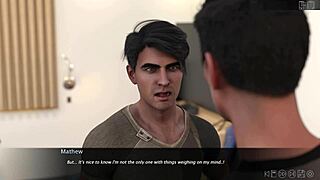 Peter's First Gay Experience in Summer Vacation with Cum