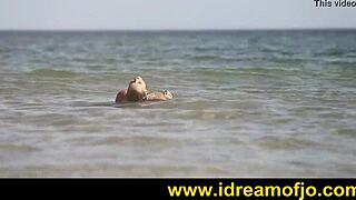 Surfing Vibes with a Beach Brunette Solo