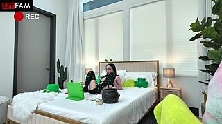 Stepbrother watches selina imai's wet pussy play