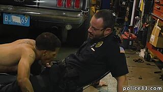 Asian Boy Gets Romped By Police In First Gay Fuck