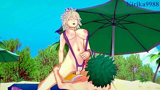 Himiko Toga, Mitsuki Bakugo, Izuku Midoriya in Wild 3D Hentai Sex