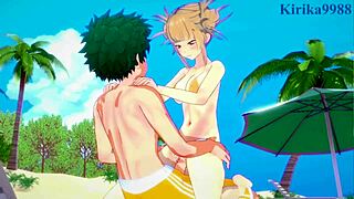 Himiko Toga, Mitsuki Bakugo, Izuku Midoriya in Wild 3D Hentai Sex
