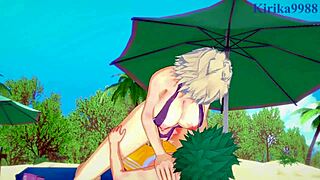 Himiko Toga, Mitsuki Bakugo, Izuku Midoriya in Wild 3D Hentai Sex