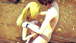 fary tail and one pice hentai - lucy and nami lesbian bisexual threesome sex - japanese asian manga anime film game porn