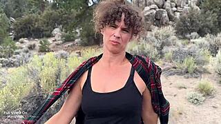 i can’t stop rubbing my clit on this stranger’s balls outdoors