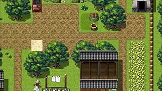 I, the pervy carpenter, wanna massage Natsuki's massive boobs in this hentai game ep 2.