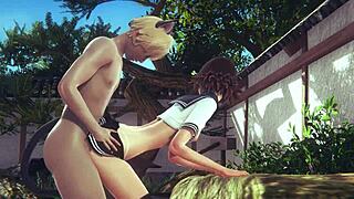 hentai uncensored mia gets jerked and creampied in game