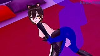 Yo, Roboco-san and Uruha Rushia are having intense sex in this Hololive VTuber hentai