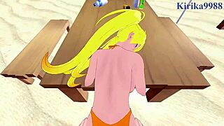 Naruko and Kushina Uzumaki in Wild Naruto Hentai Action