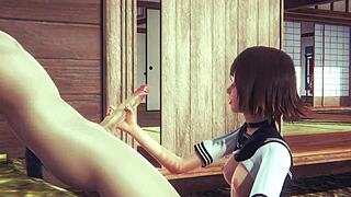 hentai uncensored mia gets jerked and creampied in game