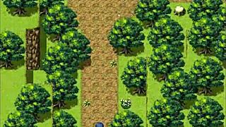 I, the pervy carpenter, wanna massage Natsuki's massive boobs in this hentai game ep 2.