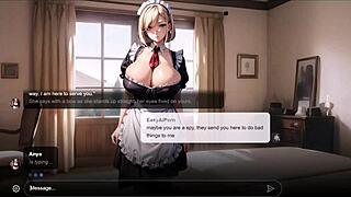 i cant believe my blonde maid with big tits is so suspicious in this anal roleplay