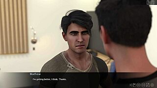 Peter's First Gay Experience in Summer Vacation with Cum