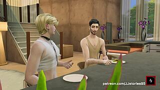 JJ Sims 4 dad bangs stepson during steamy vacation getaway.