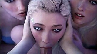 Detroit Hentai Adventure With Intense Fucking